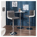 LuxD Designová barová židle Modern šedobílá