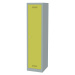 BISLEY Šatní skříň MonoBloc™, šířka oddílu 348 mm, jednopatrová, 1 oddíl, šířka 422 mm, s rozděl