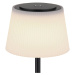 Globo Nabíjecí stolní lampa Gregoir LED, matná černá, výška 38 cm, CCT