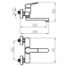 NOVASERVIS Umyvadlová dřezová baterie 150 mm Metalia 54, chrom 54076,0