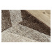 Dywany Lusczow Kusový koberec FEEL Fish hnědý