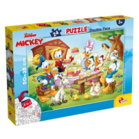 Oboustranné puzzle 24 ks Kačer Donald o rozměrech 50 x 35 cm
