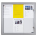 eurokraft pro Informační skříňka s otočnými dveřmi, vnější š x v x h 960 x 1005 x 33 mm, kovová 