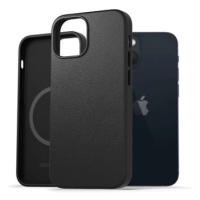 AlzaGuard Genuine Leather Case with Magsafe pro iPhone 13 Mini černý
