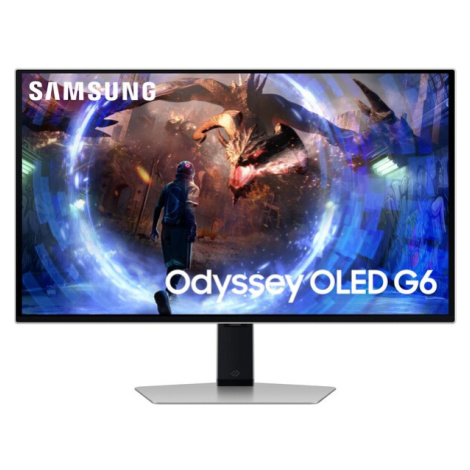 Samsung Odyssey OLED G6 (G60SD) monitor 27" LS27DG600SUXEN Stříbrná