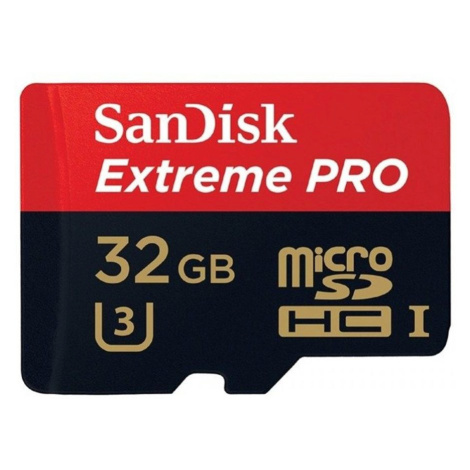 SanDisk Paměťová karta SanDisk Extreme Pro microSDHC 32GB 100/90 MB/s A1 C10 V30 (SDSQXCG-032G-G