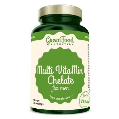 GreenFood Nutrition Multi VitaMin Chelát pro muže 90 kapslí