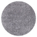 Ayyildiz koberce Kusový koberec Life Shaggy 1500 light grey kruh Rozměry koberců: 80x80 (průměr)