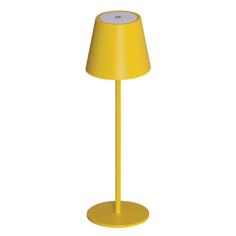36323 - LED Stmívatelná stolní lampa INITA LED/1,2W/1800 mAh IP54 žlutá 36323