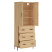 vidaXL Skříň highboard dub sonoma 69,5 x 34 x 180 cm kompozitní dřevo