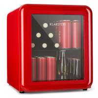 Klarstein PopLife 48, lednice na nápoje, 48 l, 0-10 °C, retro design, červená