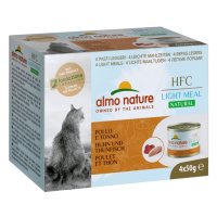 Almo Nature HFC Natural Light Meal Cat Megapack kuřecí a tuňák 4x50g exp 03/2024 SLEVA 30%