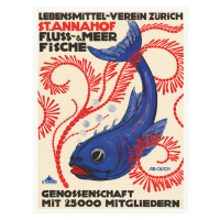 Obrazová reprodukce River & Sea Fish (Food Association Zurich) - Sebastian Oesch, 30 × 40 cm