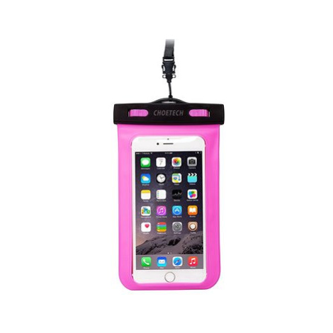 ChoeTech Waterproof Bag for Smartphones Pink