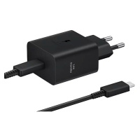 Nabíječka Samsung EP-T4511XBEGEU PD 45W + USB-C/USB-C 3A cable 1.8m Super Fast Charge black/blac