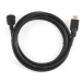 Gembird CABLEXPERT kabel HDMI - HDMI 1.4, 1.8m, stíněný, zlacené kontakty, 90° lomený - CC-HDMI4