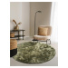 ELLE Decoration koberce AKCE: 200x200 (průměr) kruh cm Kusový koberec Cosy 106109 Green kruh z k