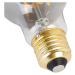 E27 LED spirálová lampa A60 kouřová 4W 120 lm 1800K