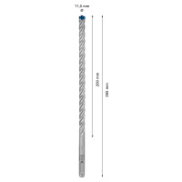 Vrták do betonu SDS plus-7X Bosch EXPERT Dostupné varianty: Vrták do betonu SDS plus-7X Bosch EX