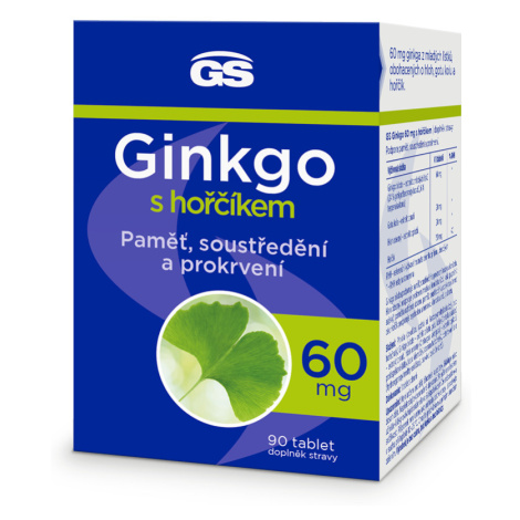 GS Ginkgo 60 mg s hořčíkem 90 tablet Green Swan