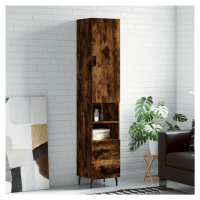 vidaXL Skříň highboard kouřový dub 34,5 x 34 x 180 cm kompozitní dřevo