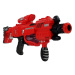 mamido  Dětská pistole na pěnové náboje s leserem a zvukovými efekty červená