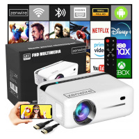 Projektor Full Hd 4K 9000lm WiFi Android Tv Autokeystone Bluetooth