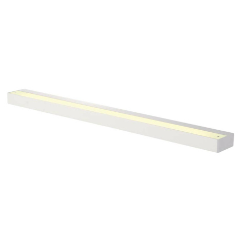 BIG WHITE SLV SEDO 21, nástěnné svítidlo, LED, 3000K, hranaté, bílé, satinované sklo, úsporná žá