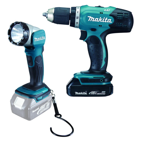 Aku vrtací šroubovák se svítilnou Makita