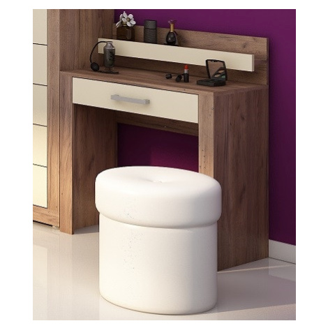 Toaletní stolek MOLTENO, craft tobaco/krém, 5 let záruka MORAVIA FLAT