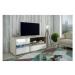 WIP TV stolek Global Barva: bílá/černý lesk