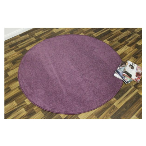 Kusový koberec Nasty 101150 Purple kruh FOR LIVING