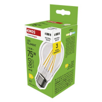 EMOS LED žárovka Filament A60 / E27 / 7,8 W (75 W) / 1060 lm / neutrální bílá ZF5D53