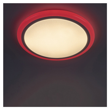 Moderní stropní svítidlo bílé včetně RGB LED s dálkovým ovládáním - Mars Leuchten Direct