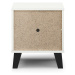 TPS Noční stolek SCANDI, Bílá 40 cm