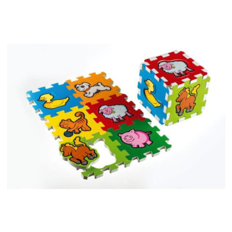 Pěnové puzzle Moje první zvířátka 15x15x1, 2cm 6ks MPZ Teddies