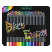 FABER CASTELL - Pastelky Black Edition 100 barev, plech. box