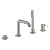 Grohe 19578DC1 - Baterie na okraj vany, 4-otvorová instalace, supersteel