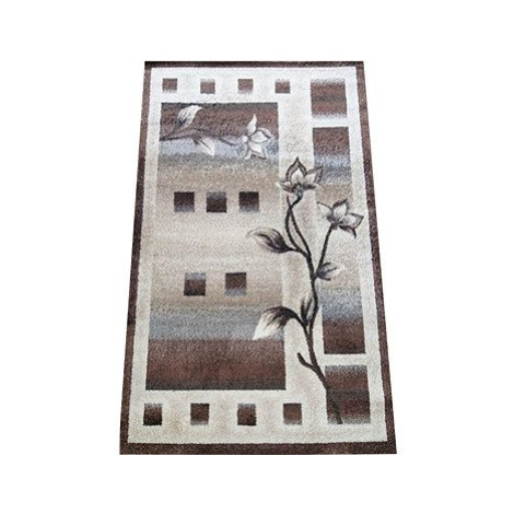 Kusový koberec Otto 02 hnědý 80 × 150 cm