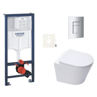 Závěsný wc set do lehkých stěn / předstěnová montáž Swiss Aqua Technologies Infinitio SIKOGRSIN1