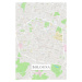 Mapa Bologna color, 26.7x40 cm