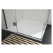 CERSANIT JOTA rohový sprchový kout (90x90X195) průhledné sklo černý, LEVÝ S160-003