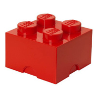 LEGO úložný box 250 x 250 x 180 mm - červená