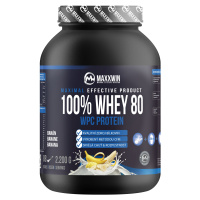 MAXXWIN 100% WHEY 80 banán 2200 g