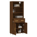 vidaXL Skříň highboard hnědý dub 69,5 x 34 x 180 cm kompozitní dřevo