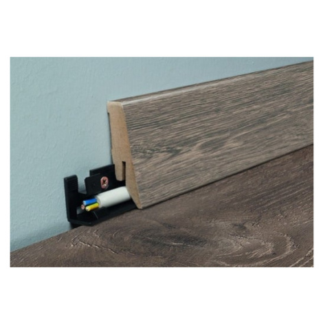 Lišta soklová Naturel hnědá, MDF, délka 260 cm, K58CL038