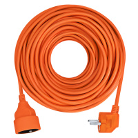 SOLIGHT PS16O prodlužovací kabel - spojka, 1 zásuvka, 10m, 3 x 1mm2, oranžová