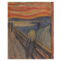 Munch, Edvard - Obrazová reprodukce The Scream, 1893, (30 x 40 cm)