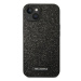 Karl Lagerfeld KLHCP14SG2ELK hard silikonové pouzdro iPhone 14 6.1" black Glitter Plaque Logo