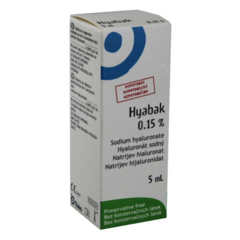 Hyabak 0.15% gtt.oph.5ml